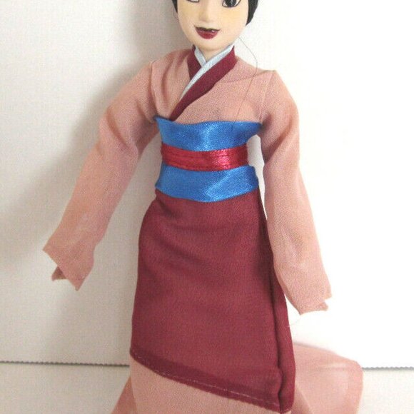 Disney Deagostini Figurines Mulan & Fa Zhou RARE Porcelain Warrior & Girl Dolls - Picture 11 of 16